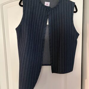 Striped Sleeveless Vest